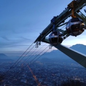 Petit tour de Grenoble : le fort de la Bastille, le musee dauphinois et les peintures de Georgette Agutte.#grenoble